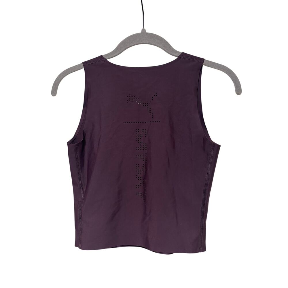 Puma Saysky Purple Sleeveless Athletic Crop Top XS - Picture 7 of 7